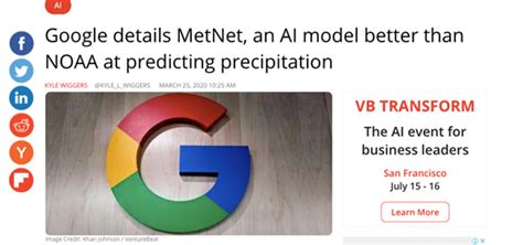 谷歌发布MetNet神经网络模型预测天气 - 知乎