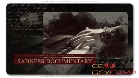 AE模板-悲伤回忆纪录片时间线介绍片头 Sadness Documentary Slideshow – 龋齿一号GFXCamp