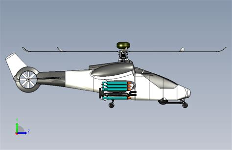 直升机战斗_STEP_模型图纸下载 – 懒石网