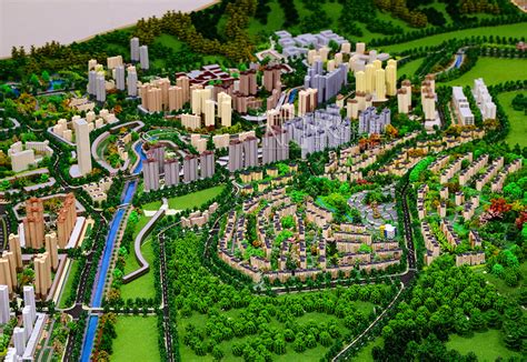 城市规划沙盘模型 - 倪势模型沙盘