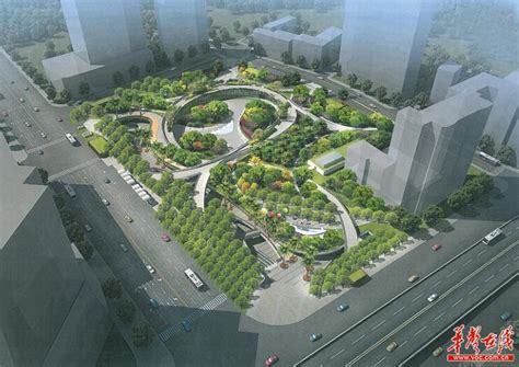 五一广场如何“还绿” 3套园林景观设计方案批前公示 - 今日关注 - 湖南在线 - 华声在线