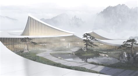 黄山会展中心——双向正交悬索结构，实现大跨度空间、轻盈灵动的形象-筑讯网