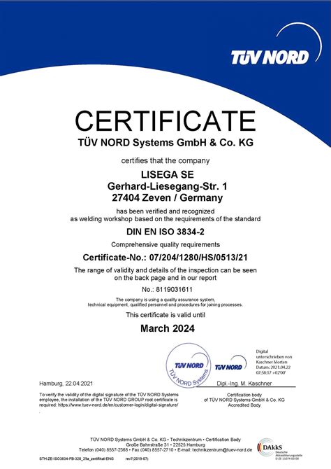 Finselle myönnettiin ISO 3834-2 -hitsaussertifikaatti | Finse Oy