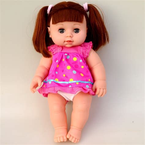 28厘米语音会眨眼说话搪胶仿真娃娃软胶婴儿玩具幼儿园早教洋娃娃-阿里巴巴
