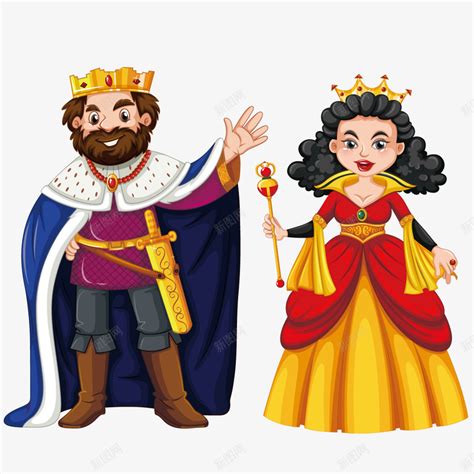国王与王后 卡通形象 吉祥物 设计|平面|IP形象|吉吉卡通设计 - 原创作品 - 站酷 (ZCOOL)