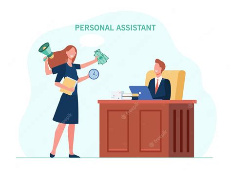 Free Vector | Leader working with personal assistant