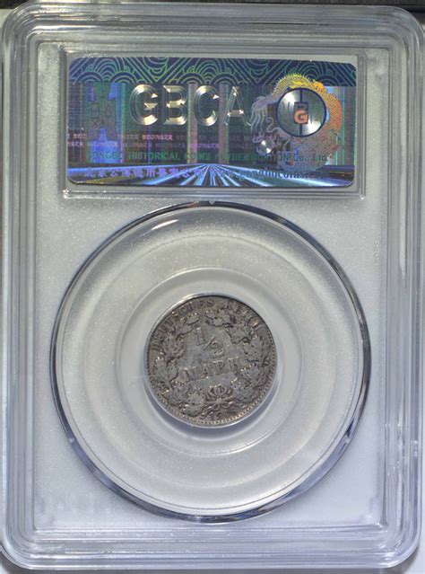 018 1906年德国威廉二世神奇之鹰2.8克银币（公博 AU50)