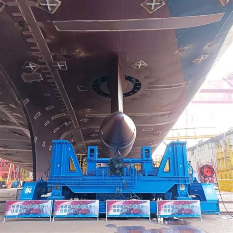 中国船舶武汉船机首次制造邮轮吊舱安装平台首秀成功-武汉船用机械有限责任公司