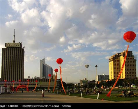 呼和浩特新华广场风景高清图片下载_红动中国