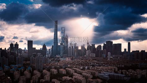 上海城市台风天气高清图片下载-正版图片501393558-摄图网