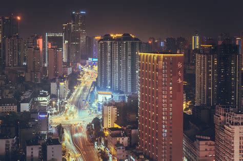 武汉城市夜景风光高清图片下载-正版图片500898786-摄图网
