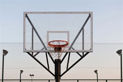 篮球框特写图片