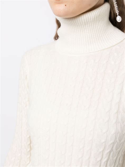 Madeleine Thompson cable-knit roll-neck Jumper - Farfetch