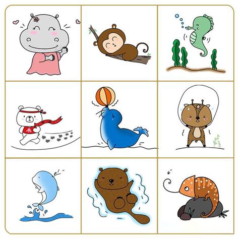 30种常见动物简笔画 30种常见动物简笔画图片 | 抖兔教育