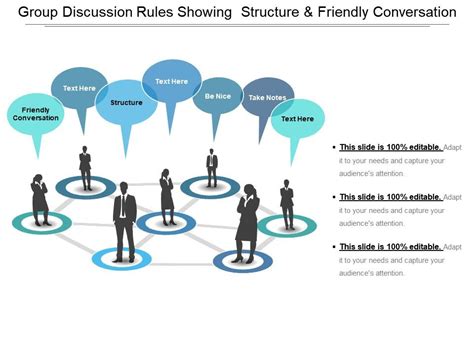 Group Discussion Rules Showing Structure And Friendly Conversation ...