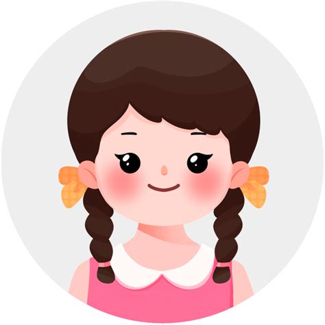 脏辫甜美女生头像动漫版