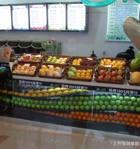 25平米的水果店装修效果图