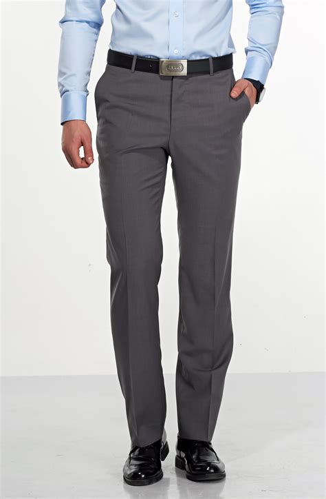 灰色羊毛桑蚕丝春夏款西裤-男装定制 | 拉雅网，拉雅私定，拉雅私人定制，在线定制领导品牌