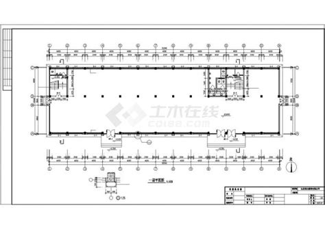 工厂车间平面CAD详细设计施工图纸_工业建筑_土木在线