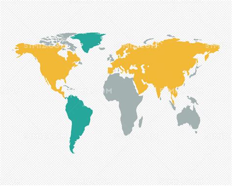 黄绿色世界分布地图图片素材免费下载 - 觅知网