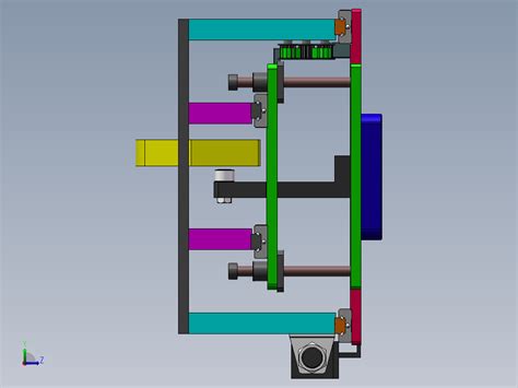 一种双工位交替上料结构（小能手一种双工位交替上料结构）_SOLIDWORKS 2021_模型图纸下载 – 懒石网