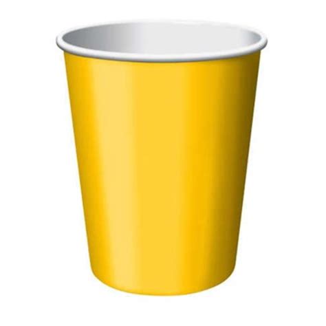 Hoffmaster Group 563269 9 oz Hot & Cold Cups, Yellow - 8 per Case ...