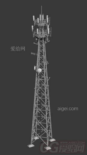 楼顶通信5G基站抱杆4米信号发射塔杆无线基站通讯杆屋顶自立款式-阿里巴巴