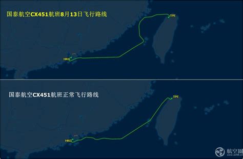 一客机罕见偏离航线两度穿越台湾海峡中线 引台湾方面关注_民航_资讯_航空圈