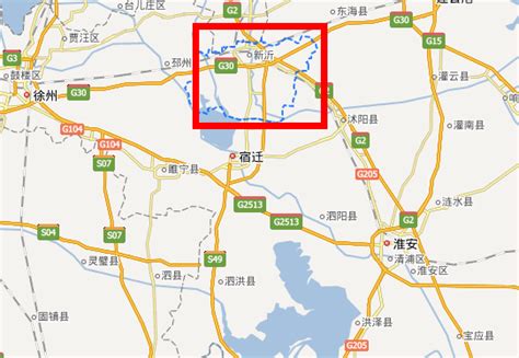 新沂市地图图片