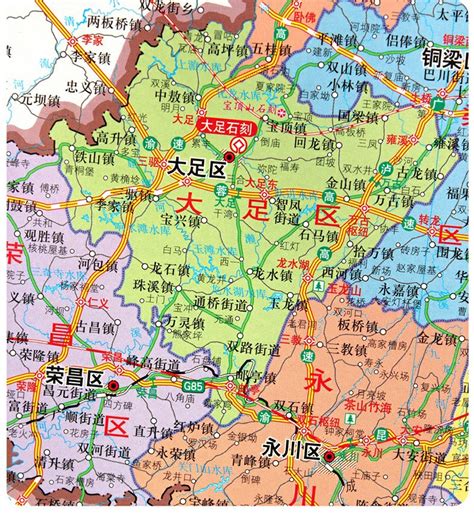 重庆区县地图2022,重庆各个区县分布图,重庆各区县图片_大山谷图库