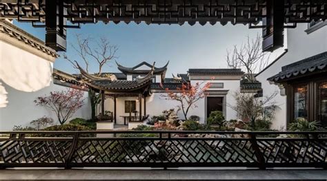 中式别墅庭院环境高清图片下载-正版图片501581216-摄图网