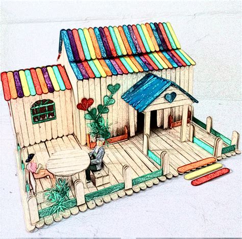 手工制作房子模型,手工制作房子,用纸箱做别墅的(第7页)_大山谷图库