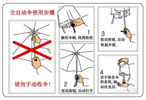 全自动伞的打开方法自动伞的使用方法_360新知