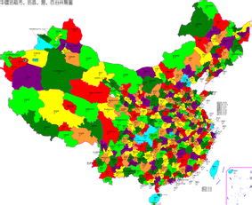 市级地图,中国详细的市级地图,中国市级地图_大山谷图库