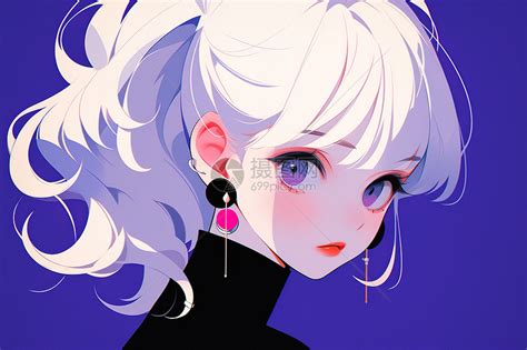 可爱温柔耳坠女生头像