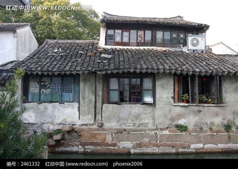 古镇同里河对岸的老房子高清图片下载_红动中国
