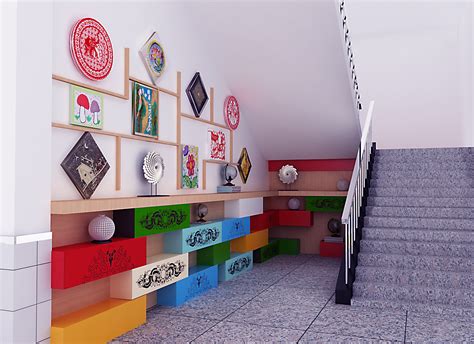 校园文化展示墙|空间|室内设计|室内设计师王文豪 - 原创作品 - 站酷 (ZCOOL)