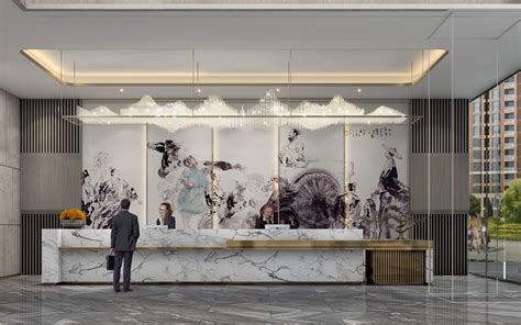 驻马店龙凤温泉酒店改造设计效果图 - 金博大建筑装饰集团公司