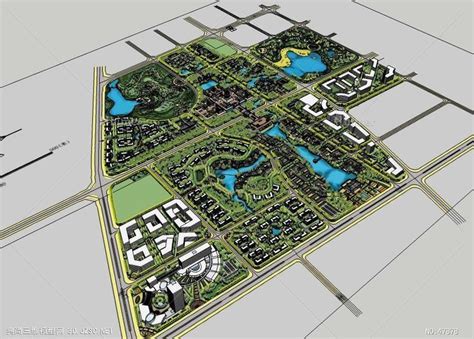 邵阳古城规划 su模型 3d规划 - SketchUp模型库 - 毕马汇 Nbimer
