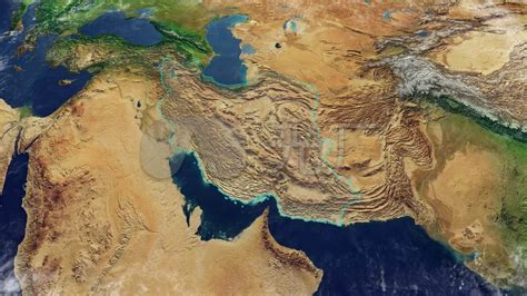 伊朗地形图 - 伊朗地图 - 地理教师网