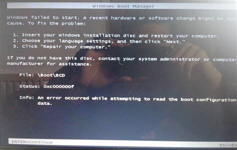 How to Fix windows 10 Error Code 0xc000000f with Easy Steps