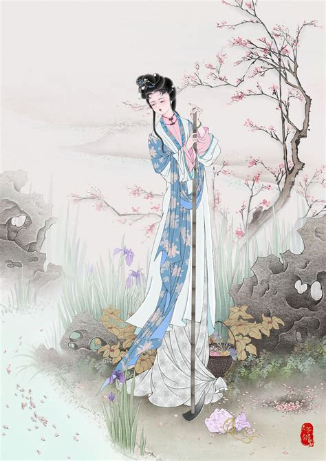 美到爆！武媚娘插画设计,花仙子_CG插画_绘画艺术-摩尔网CGMOL