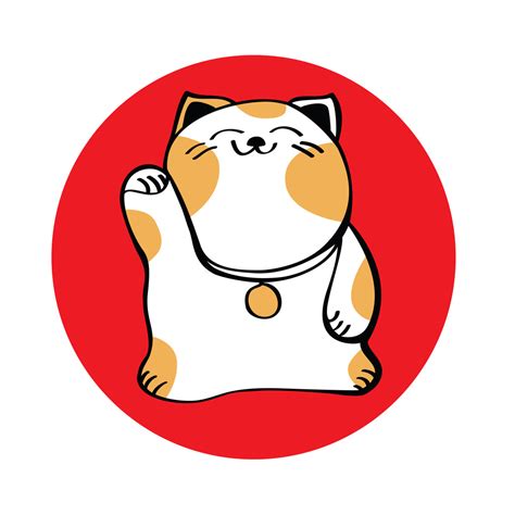 中国的护身符猫雕像招福猫招财猫高清摄影大图-千库网