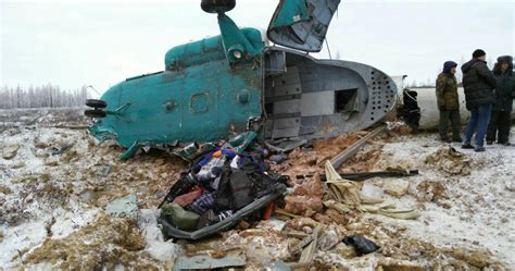俄直升机硬着陆致21人遇难 现场画面曝光(图) - 青岛新闻网