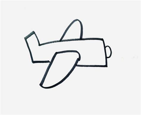 蓝天白云间的航空飞机简笔画画法图片步骤（儿童绘画兴趣班） - 有点网 - 好手艺