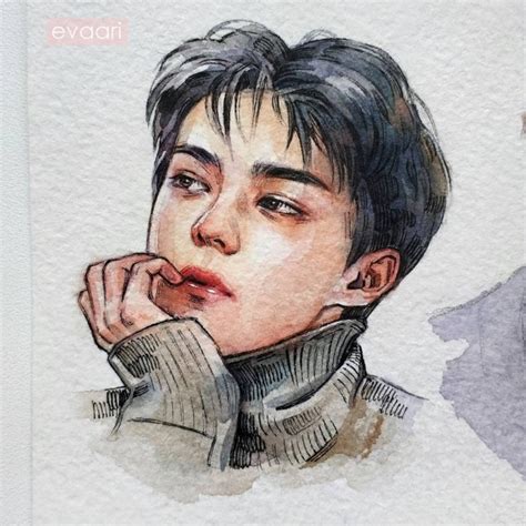 素描男生头像非主流