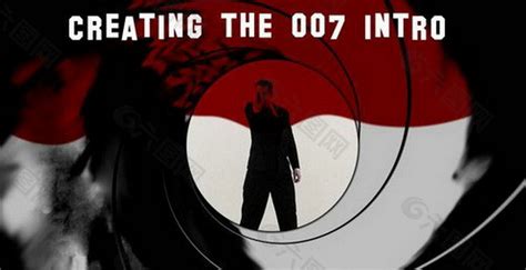 007片头动画,007黑白剪影,007系列(第5页)_大山谷图库