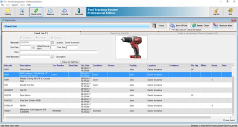 Tool Tracking System | Equipment Tracking Software throughout Document ...