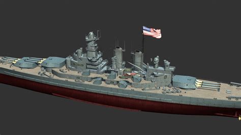 3G模型 小号手拼装舰船 05735 美国华盛顿号战列舰 BB-56 1/700-淘宝网