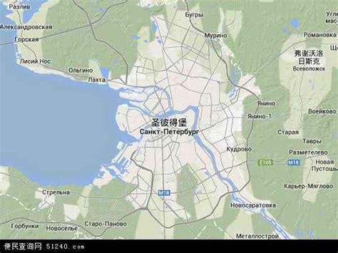 圣彼得堡地图图片